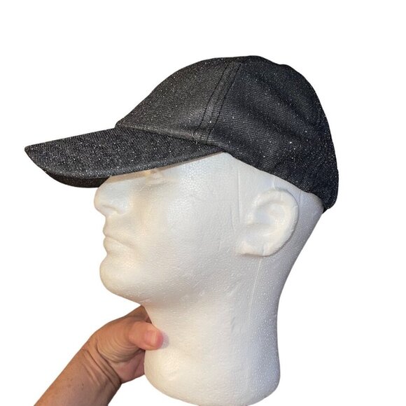 C C Womens Hats One Size Gray Metallic Extremely Comfy Fit Ponytail - Picture 2 of 9